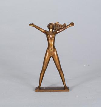 SKULPTUR, brons, Stig Blomberg, ej signerad. 1900-tal.