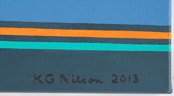 KG Nilson, oil on canvas, signed KG Nilson and dated 2013.