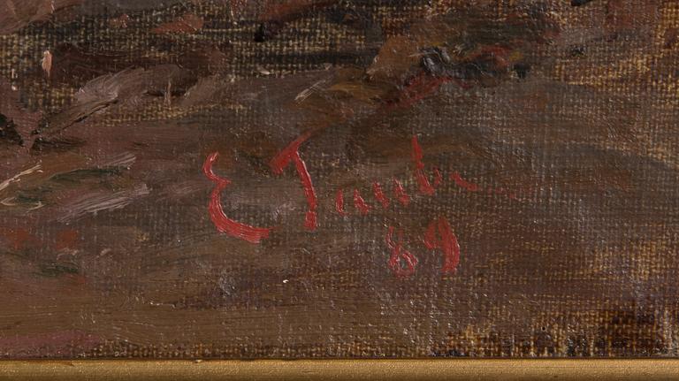 Eugen Taube, Laiva auringonlaskussa.