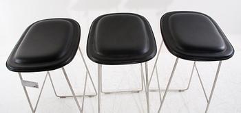 BARSTOLAR, 3 st. Designade av Jasper Morrison, Cappellini, Italien.