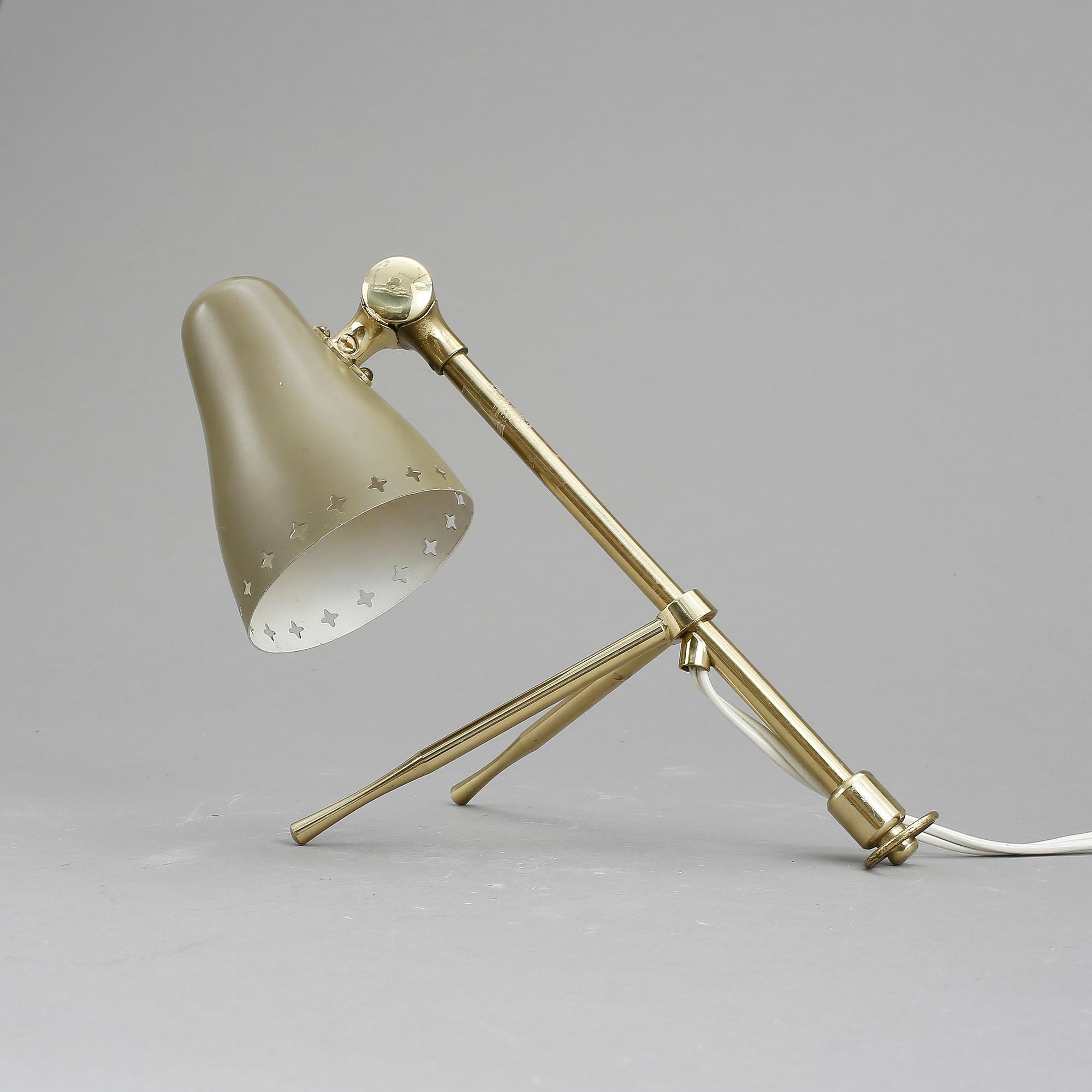 BORDSLAMPA, 1900-talets mitt, Sverige.