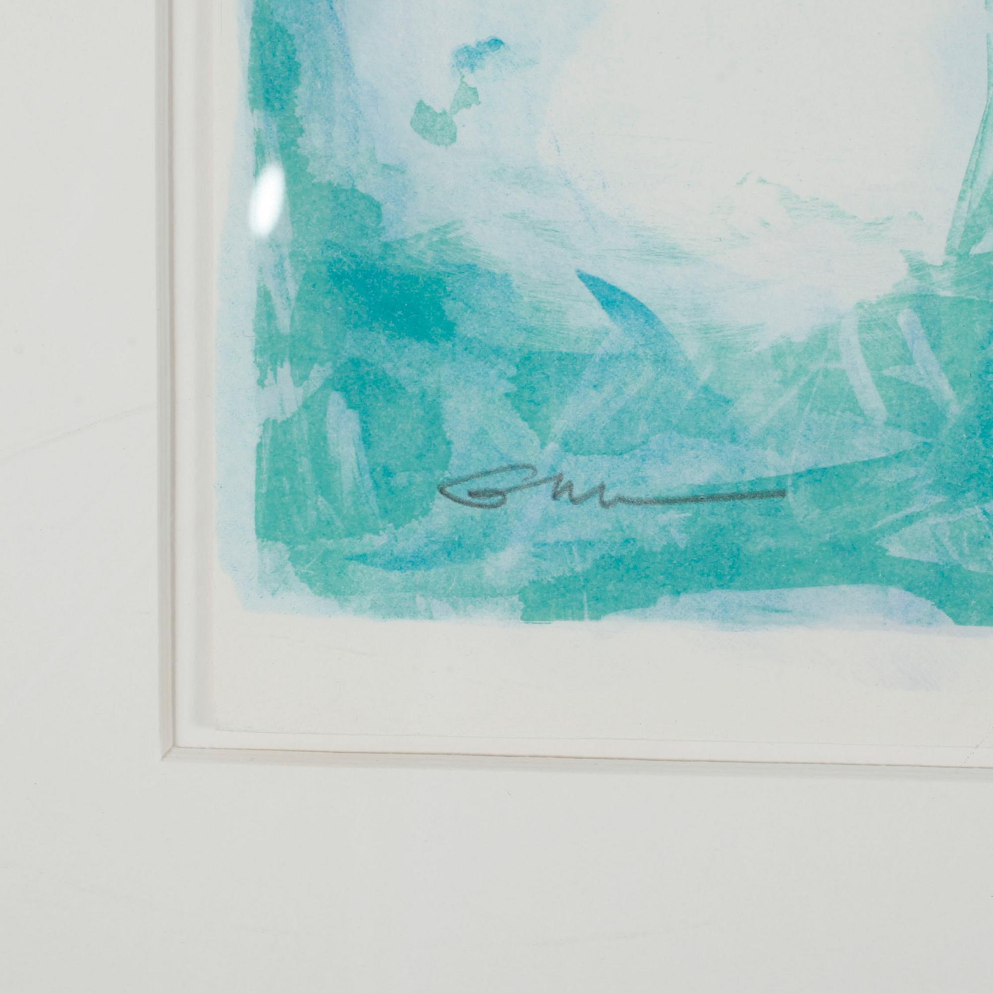 GÖSTA WERNER, 5 color lithographs, signed.