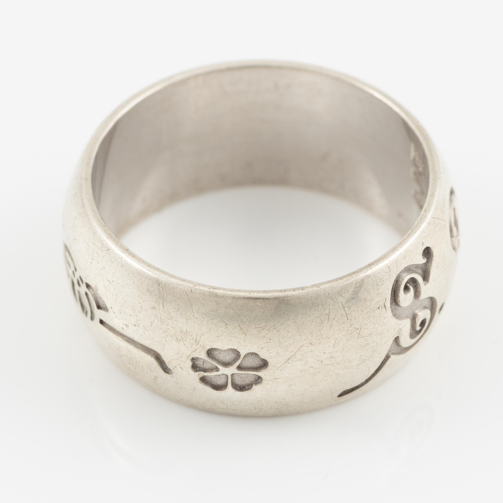 Bulgari, ring, silver "Save the children",