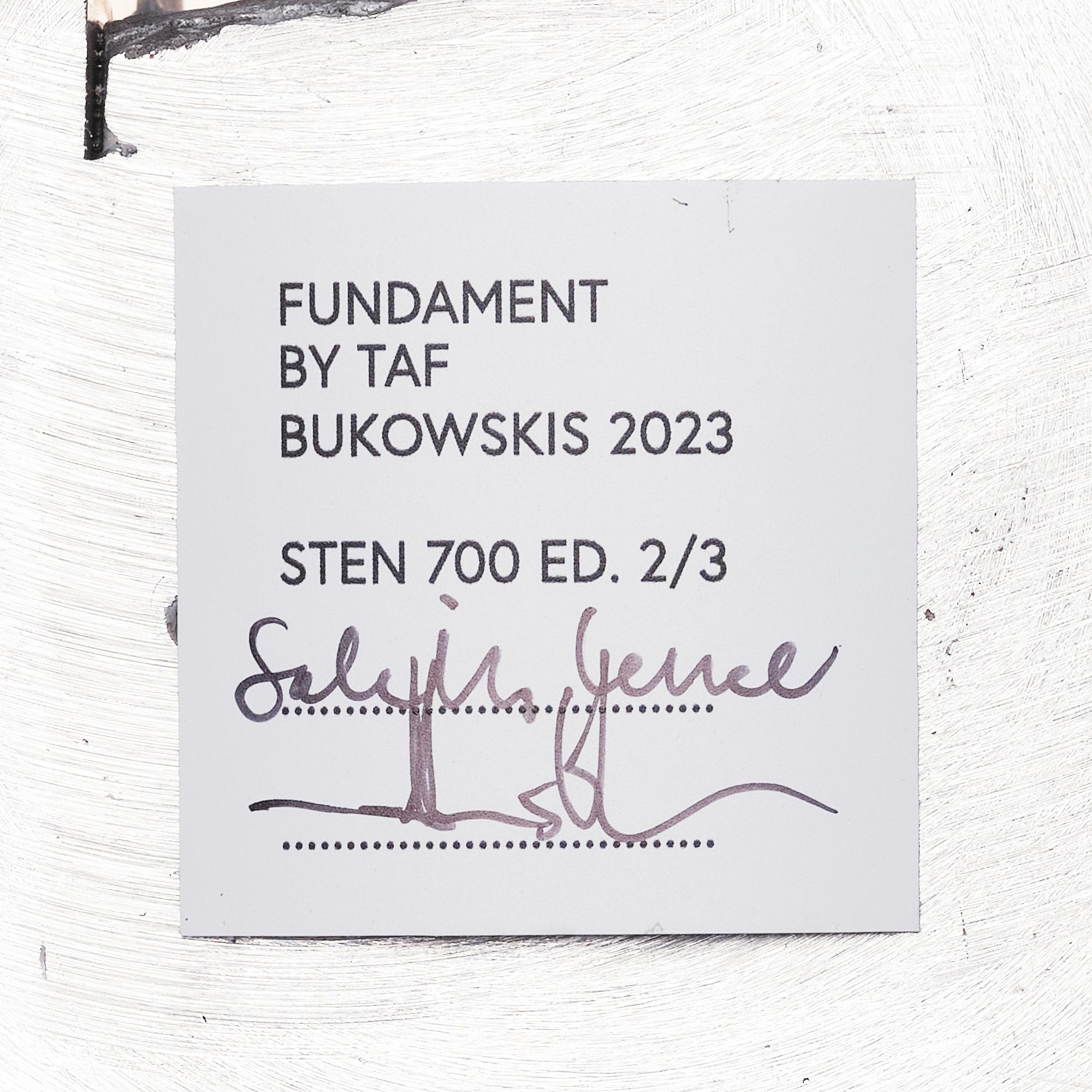 TAF, Gabriella Lenke & Mattias Ståhlbom, "Sten 700", pedestal, ed. 3/3.