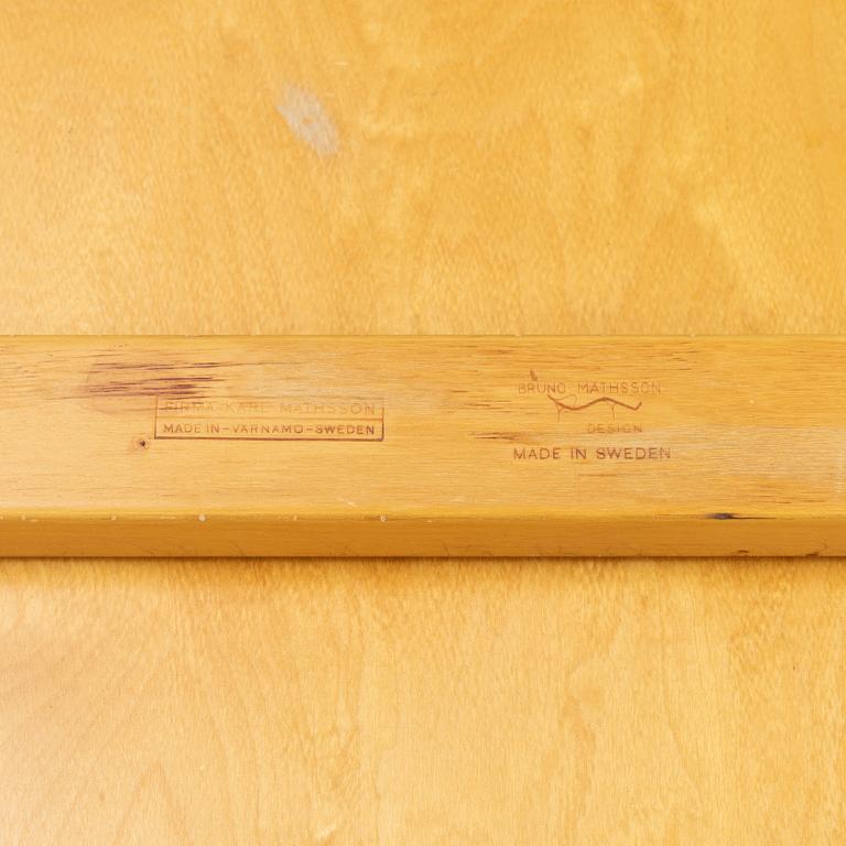 Bruno Mathsson,  slagbord "Maria Flap", Firma Karl Mathsson, Värnamo, 1960/70-tal.