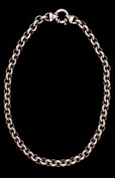 HALKEDJA och ARMKEDJA, silver, Kaunis Koru, 1990-tal. Vikt ca 80 g.