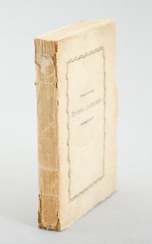 BOK, "Lärobok i Bränneri-Handteringen...", Sven Brisman, 1812.