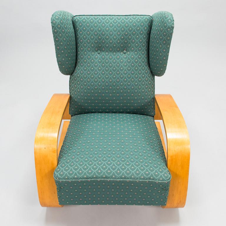 Alvar Aalto, a mid-20th century armchair modell 38 'Tank' for Huonekalu- ja Rakennustyötehdas A.B.