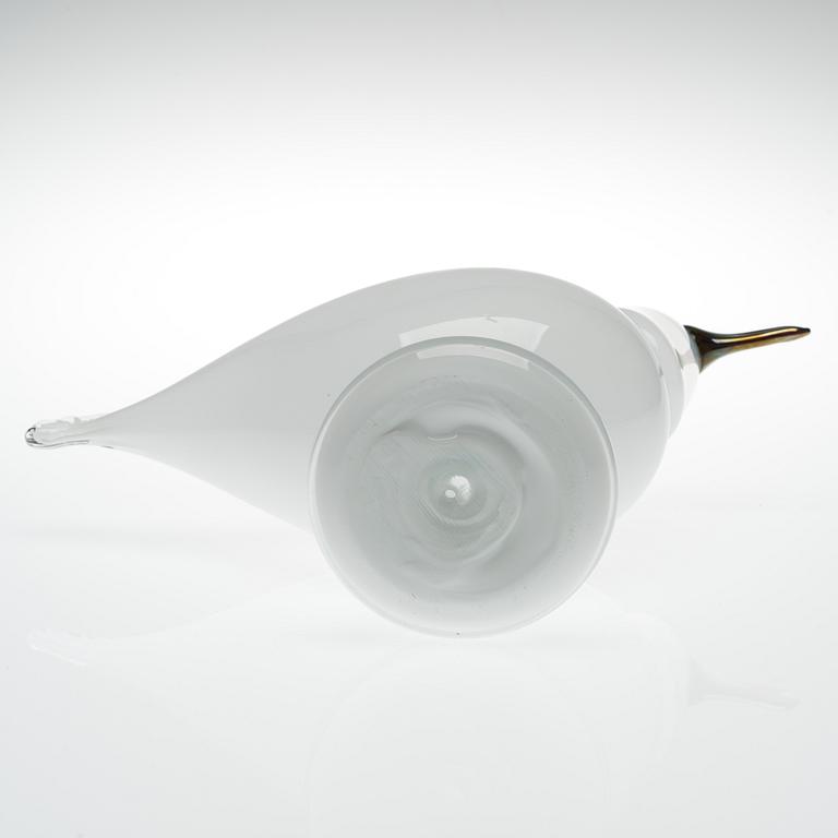 OIVA TOIKKA, LASILINTU. Signeerattu O. Toikka Nuutajärvi.