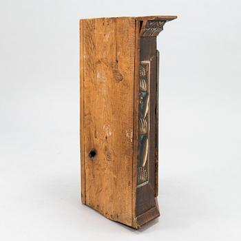 A Swedish corner cabinet from Dalarna, dated "Anno 1800".