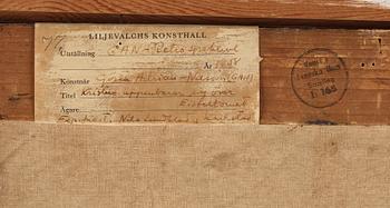 Gösta Adrian-Nilsson, "Christ revealed above the Eiffel Tower" (Kristus uppenbarar sig över Eiffeltornet (Kristus tillägnad)).