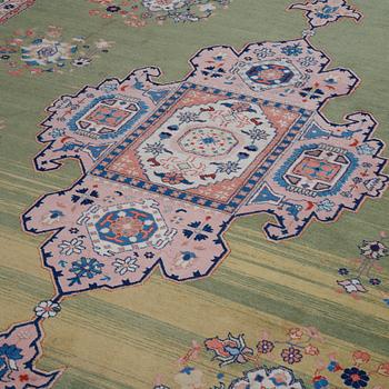 A carpet, semi-antiqie Tabris, ca  407 x 293 cm.