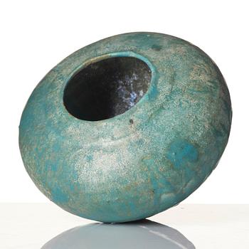 A Kashan pottery jar.