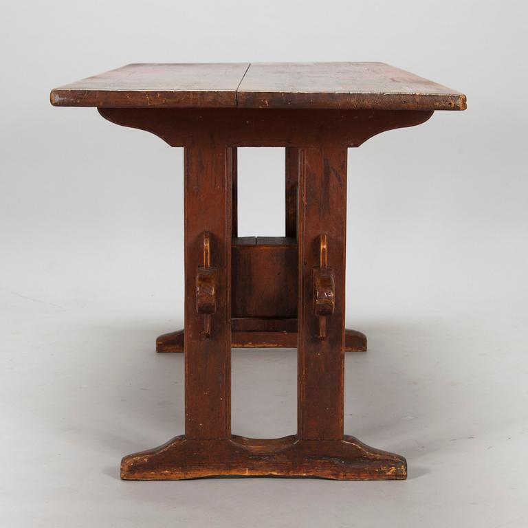 Bockbord, allmoge, Finland, 1800-talets början.