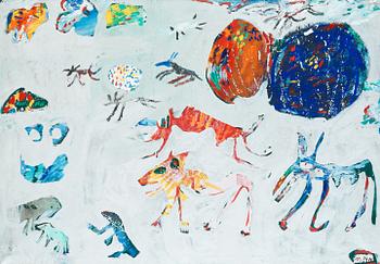 281. Madeleine Pyk, Composition with animals.