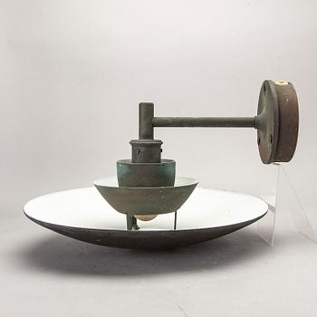 POUL HENNINGSEN, a "PH" copper wall light, Louis Poulsen, Denmark.