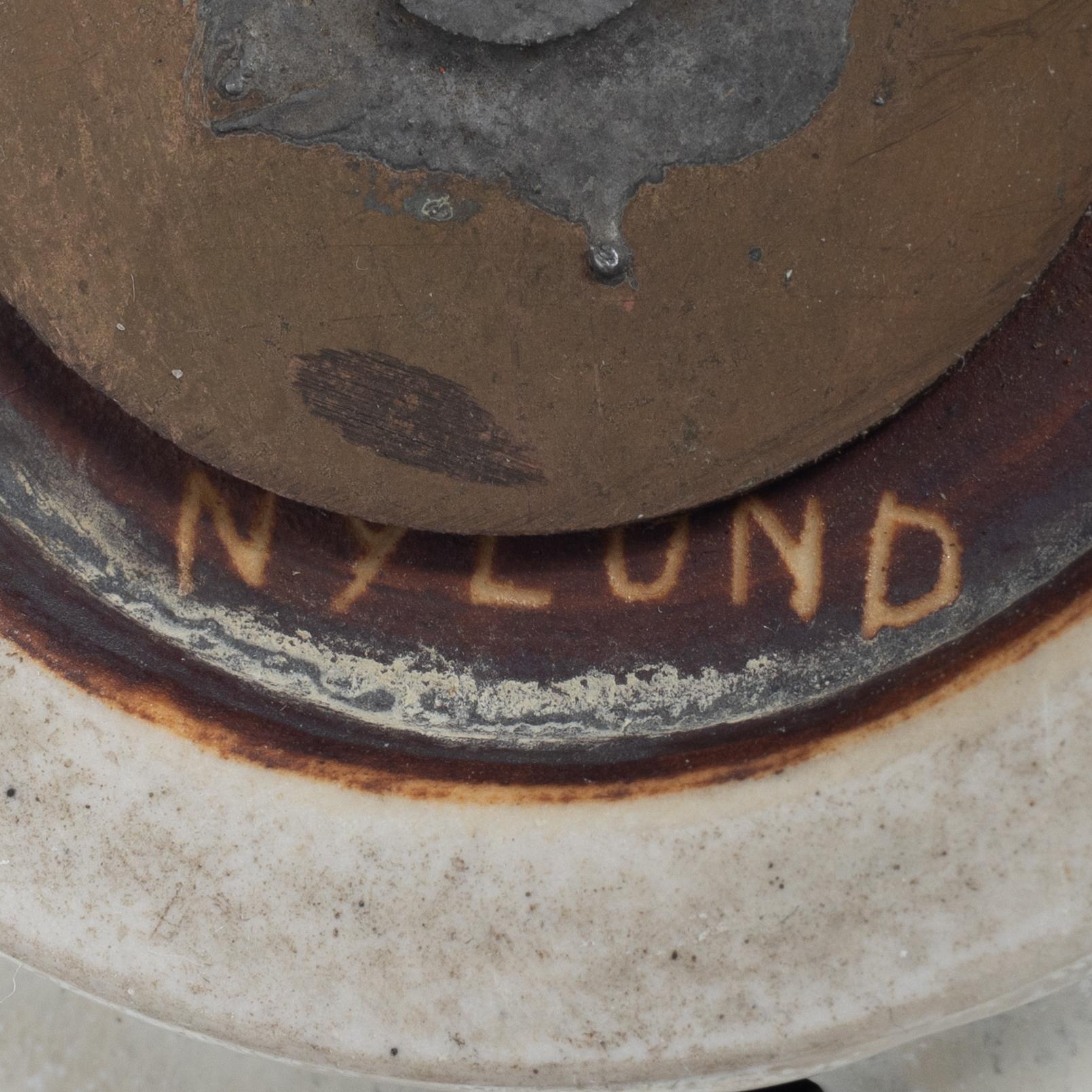 Gunnar Nylund, a stoneware tablelamp, Rörstrand.