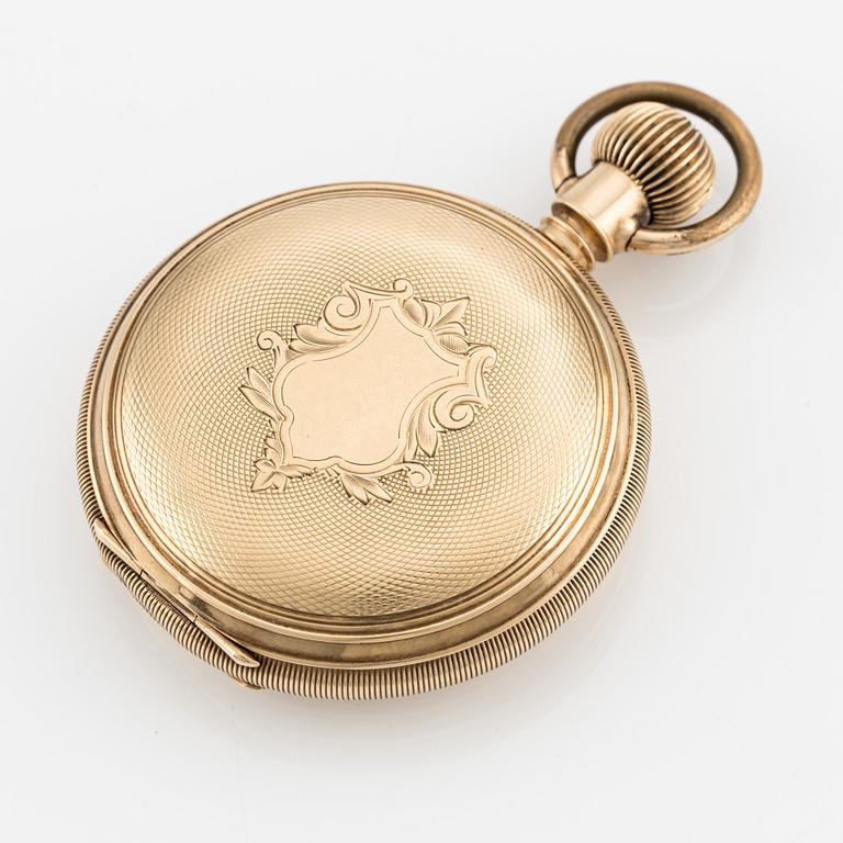 American Watch Company, Waltham, pocket watch, hunter case, 54 mm.