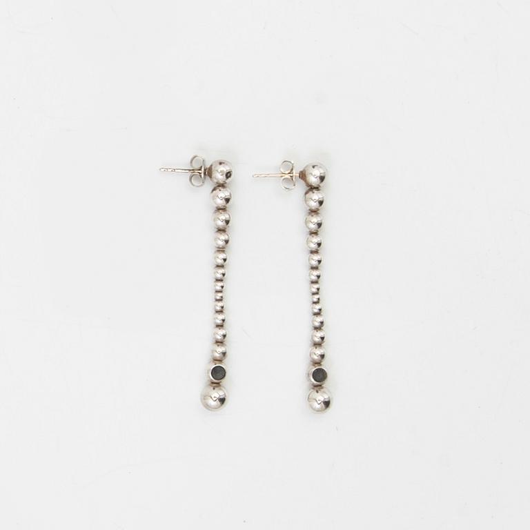Georg Jensen, earrings, a pair, silver.