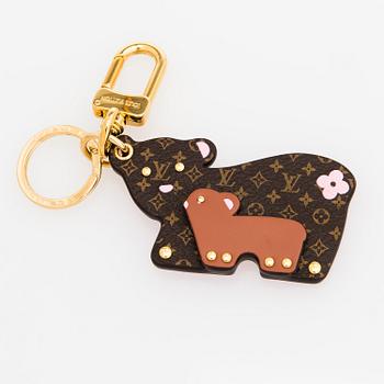 Louis Vuitton, A 'Mummy and Baby Bear' Bag Charm and Key Holder.