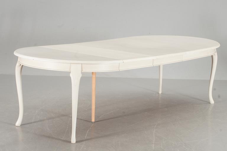 MATSALSMÖBLEMANG, 11 delar, rokokostil, K A Roos, Helsingborg.