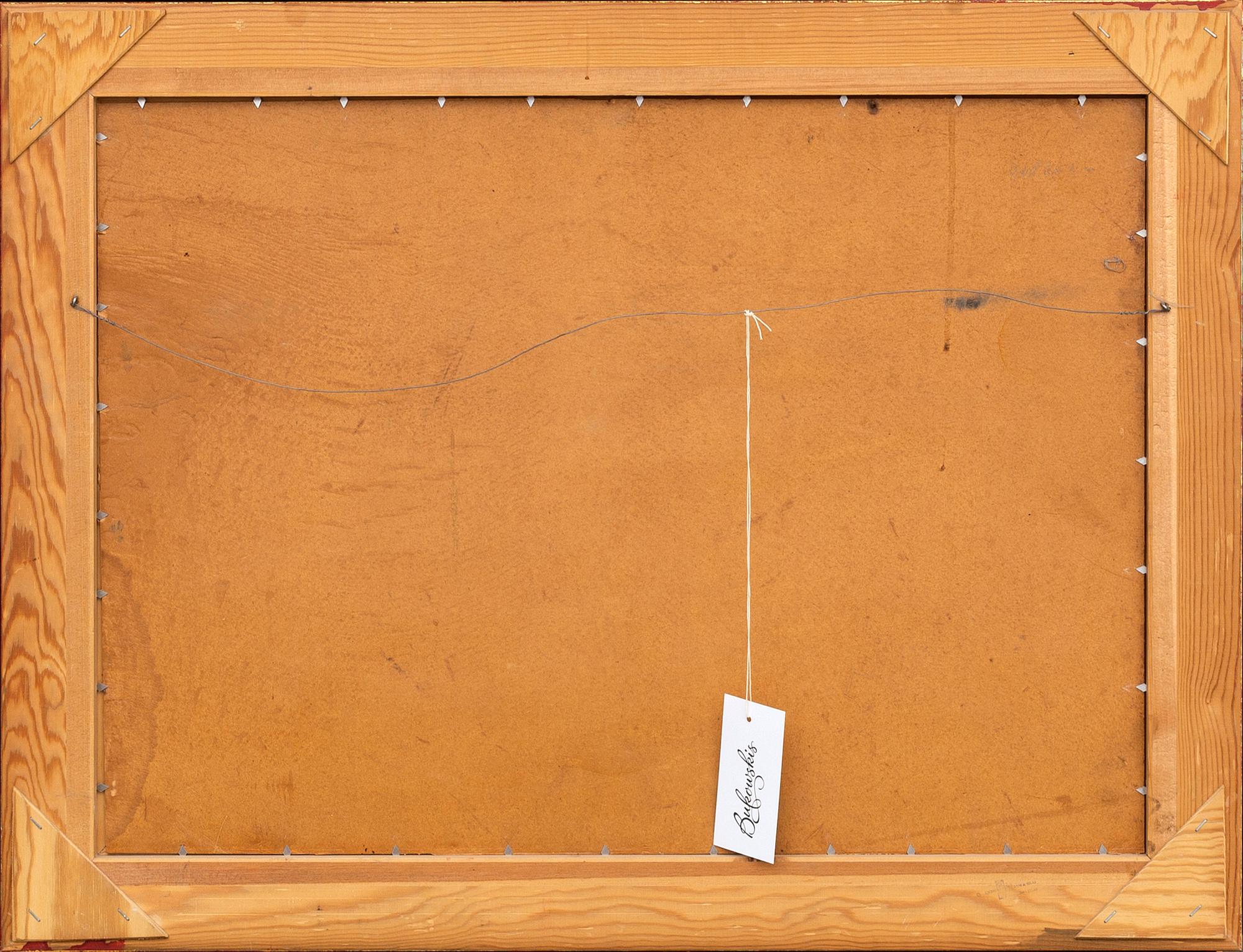 WILLIAM GISLANDER, oil on panel.