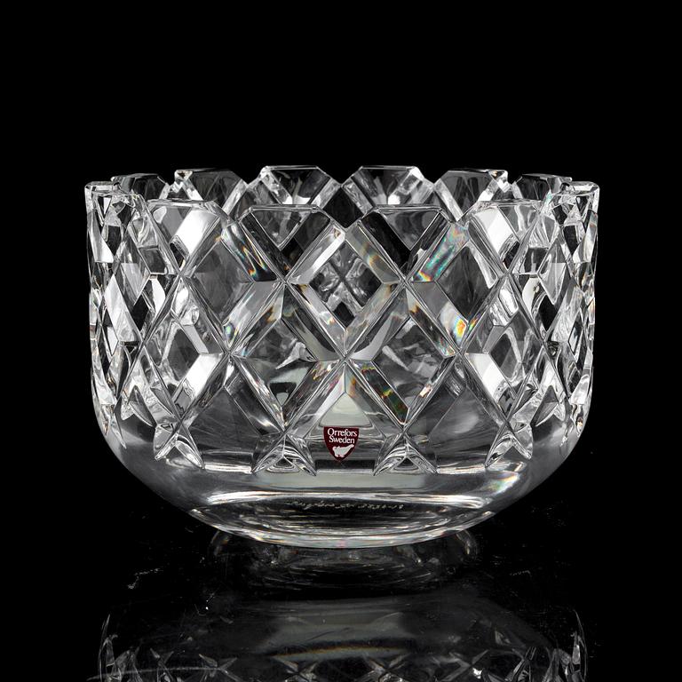 GUNNAR CYRÉN, skål, glas, "Sofiero", Orrefors.