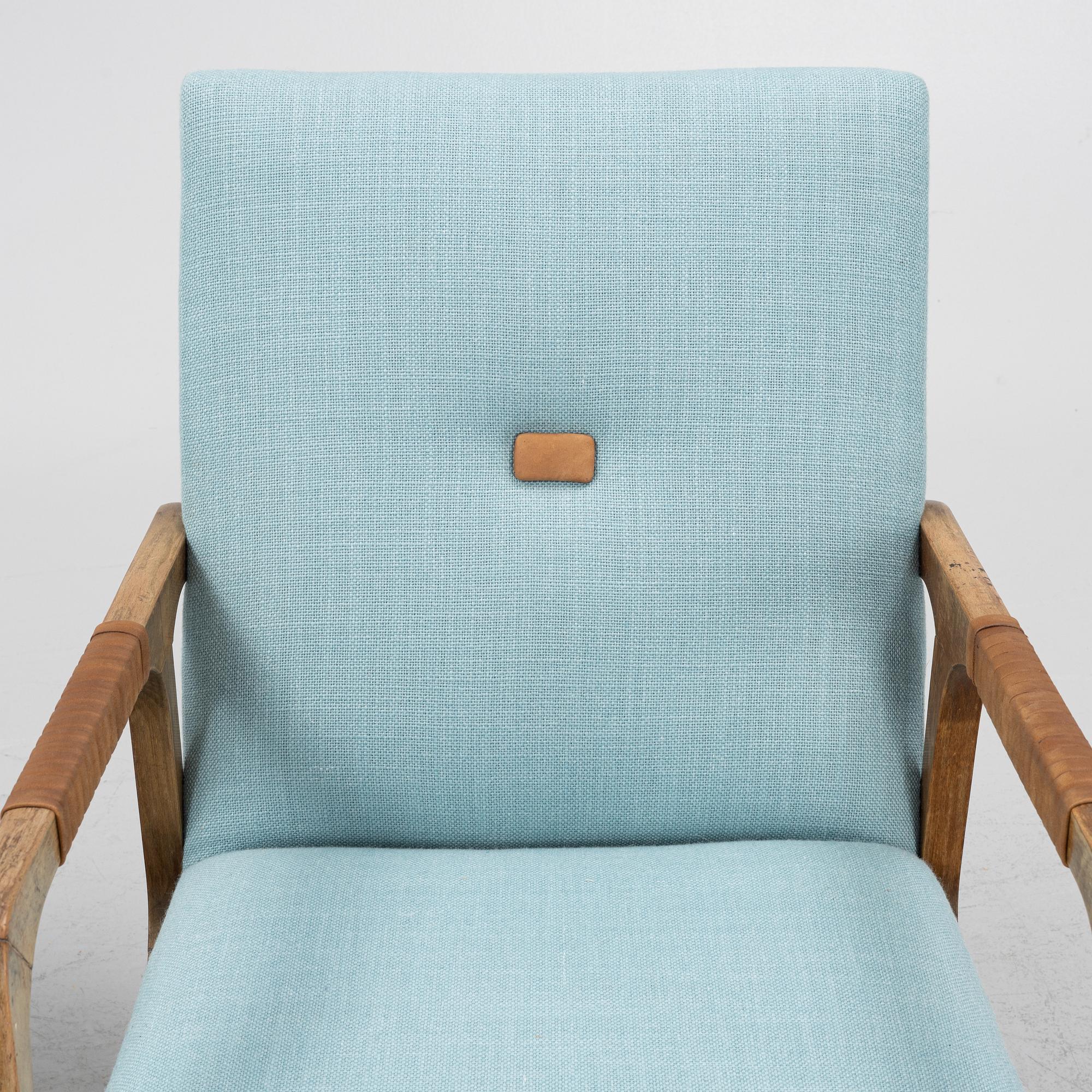a pair of 1950's armchairs.
