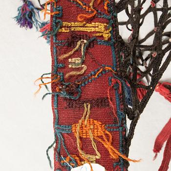 Horse blanket/Decoration Kashan/Shiraz antique approx. 80x195 cm.