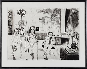 JOCKUM NORDSTRÖM, lithograph, 1999, on BFK Rives paper, signed in pencil and numbered 79/140.