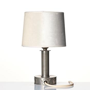 Firma Svenskt Tenn, a pewter table lamp model "695", Stockholm 1928.