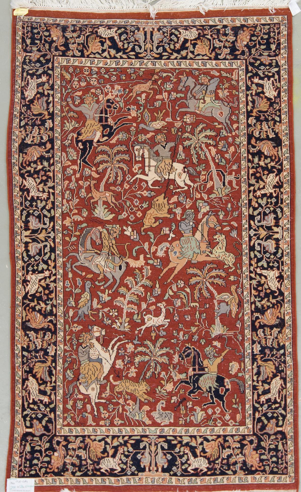 MATTA, Ghom, figural, old. Ca 202x115 cm.
