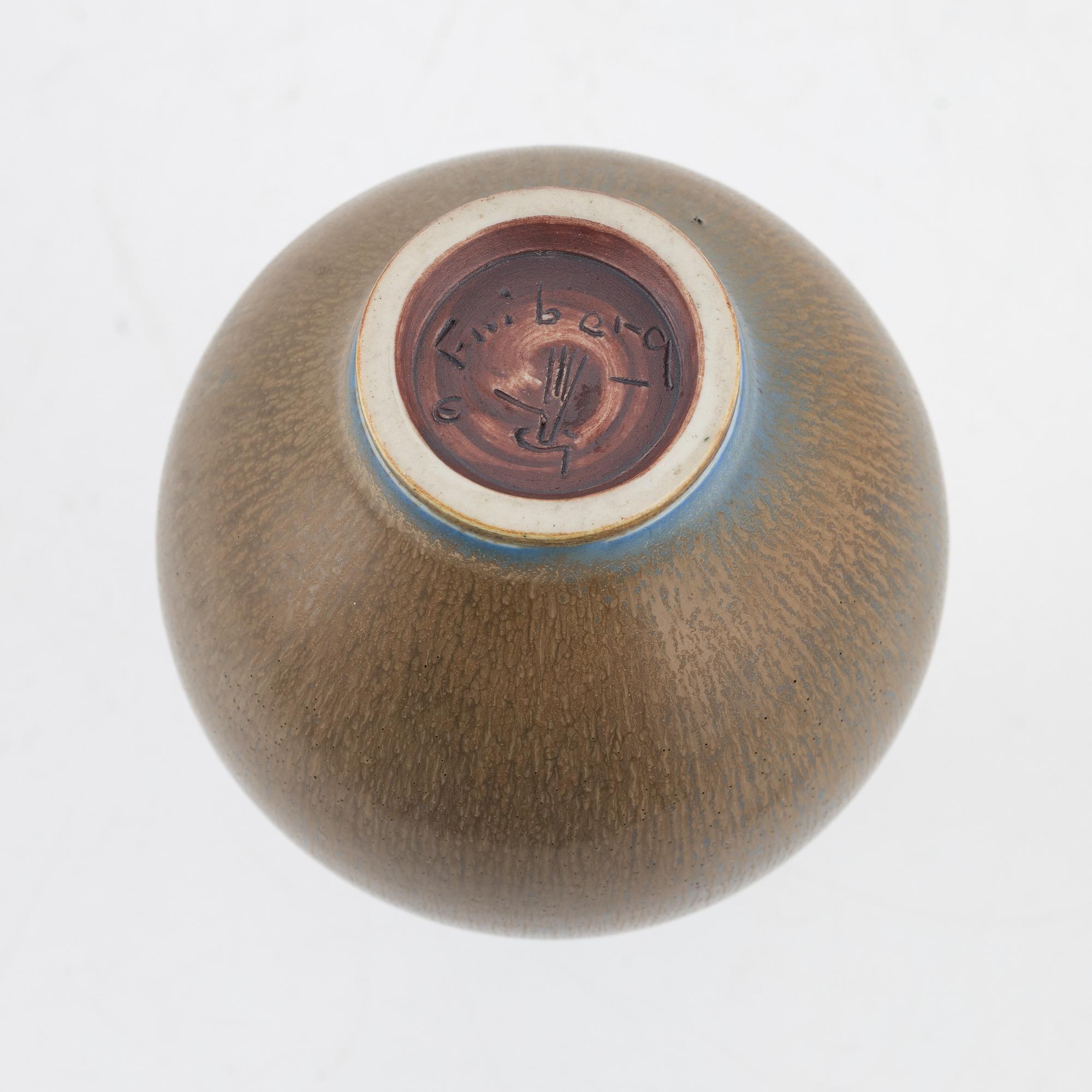 Berndt Friberg, a vase, Gustavsbergs studio, 1965.