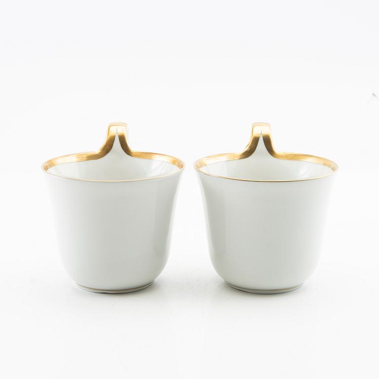 Service set, 10 pieces, Bing & Gröndahl Denmark porcelain, late 20th century.