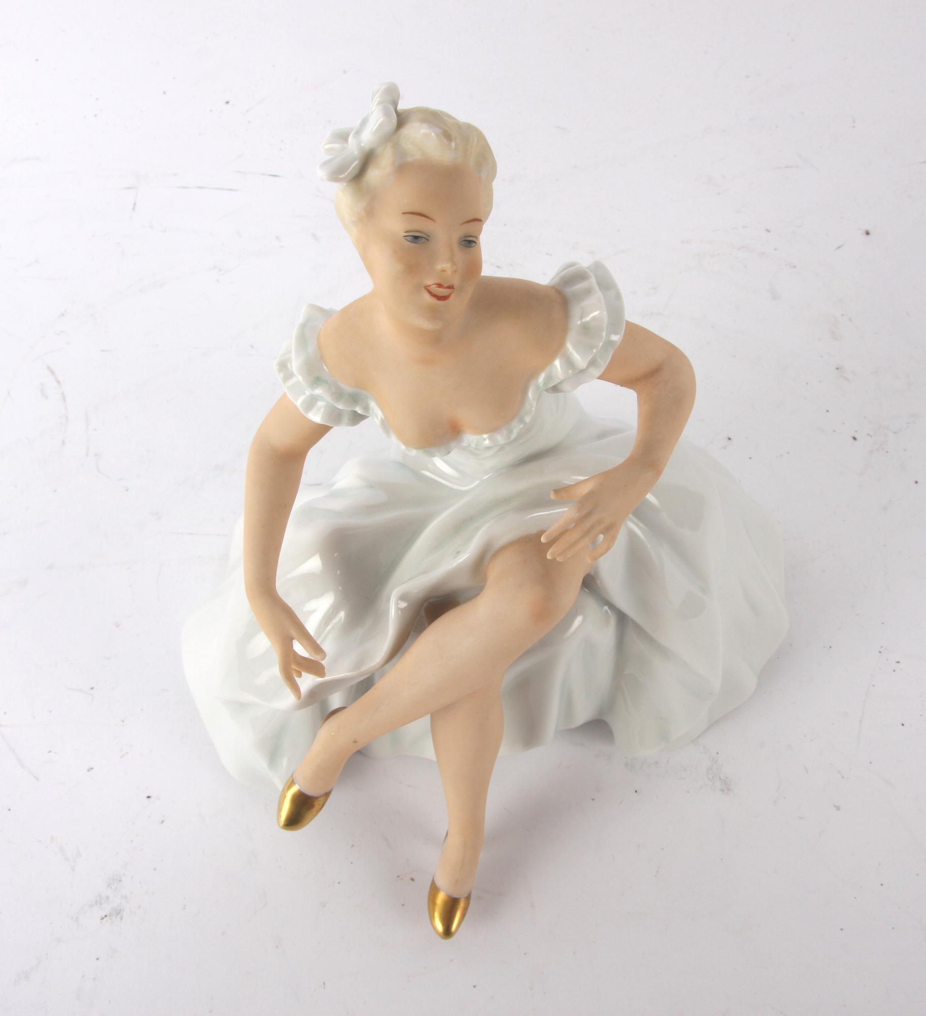 FIGURIN, porslin, Schaubach.