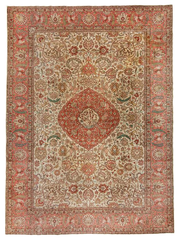 SEMI-ANTIQUE TABRIZ, Ghanadi. 405,5 x 295 cm.