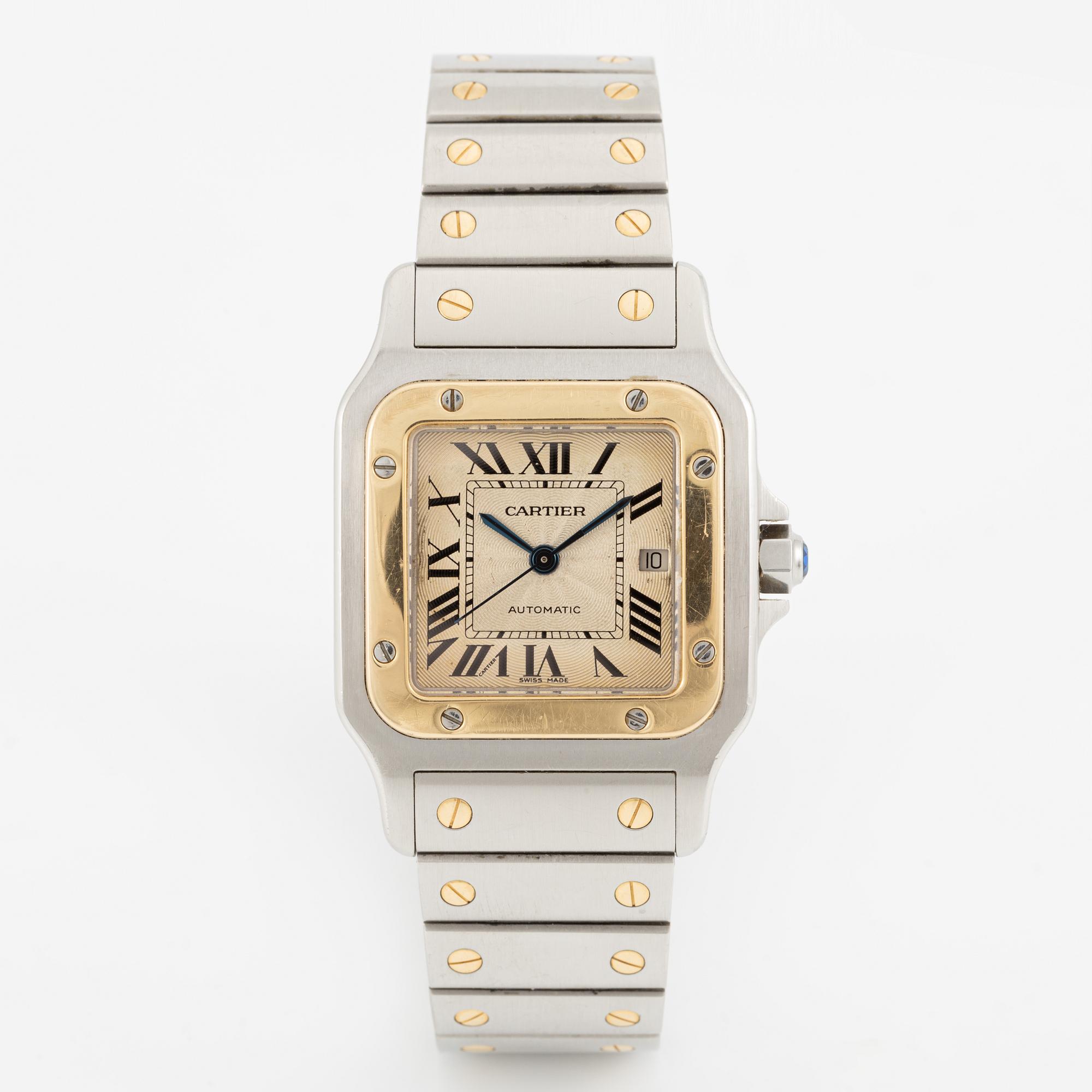 Cartier, Santos Galbée, wristwatch, 29 x 29 (41) mm.