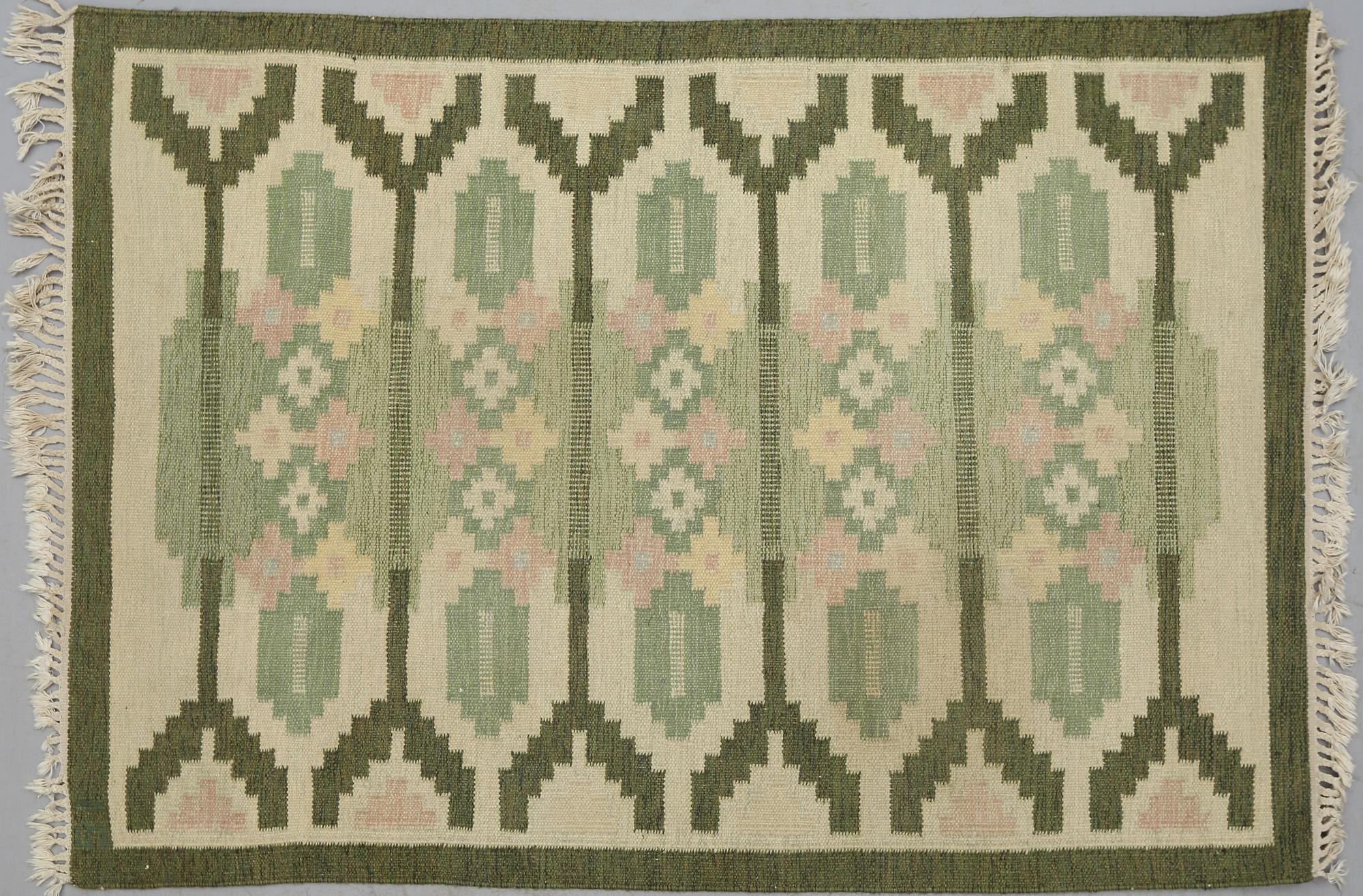 MATTA, rölakan, Ingegerd Silow, monogramsignerad, 1900-talets andra hälft, 197 x 138 cm.