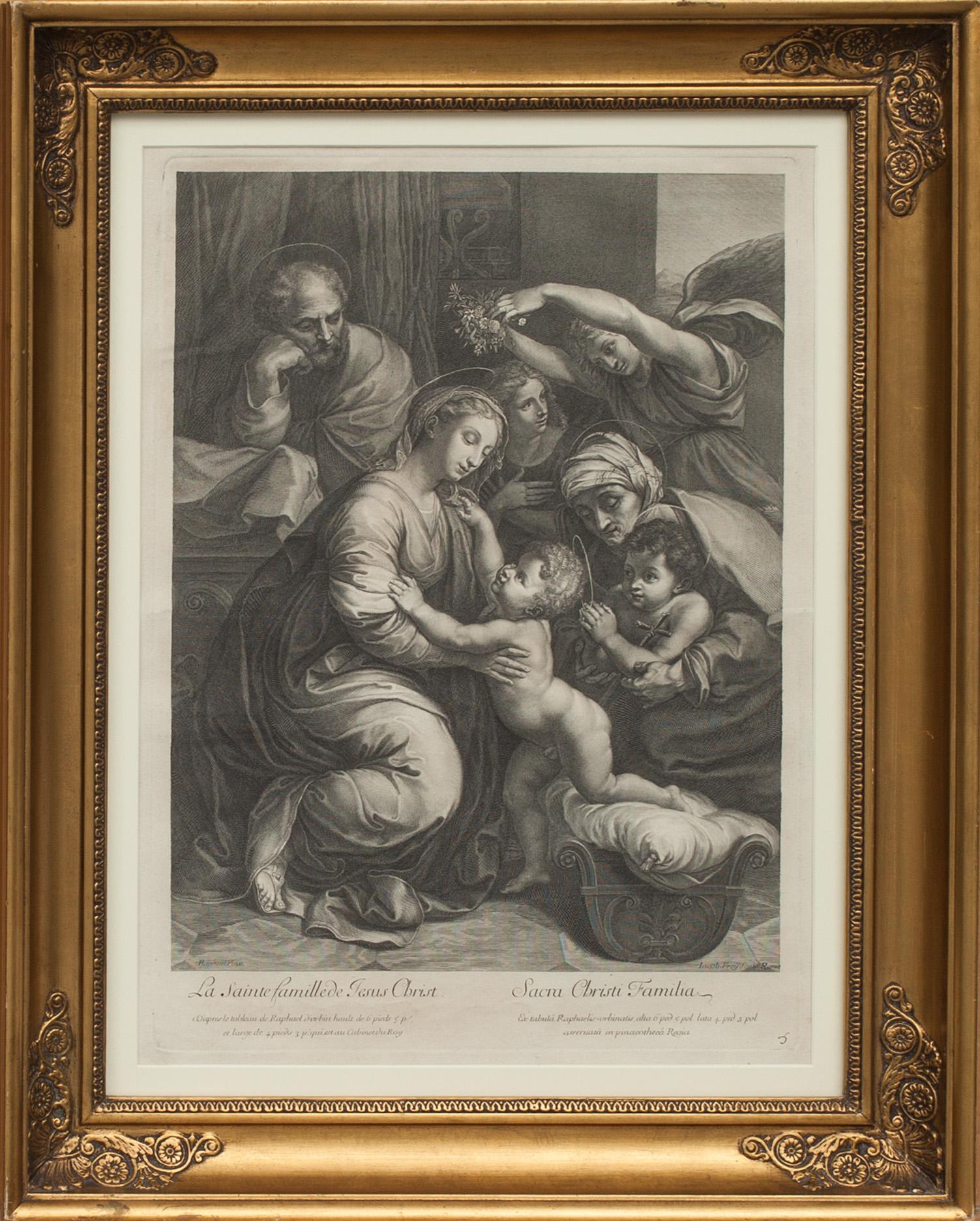 KOPPARSTICK, 2 delar. Bl.a efter Raphael. 1700/1800-tal.