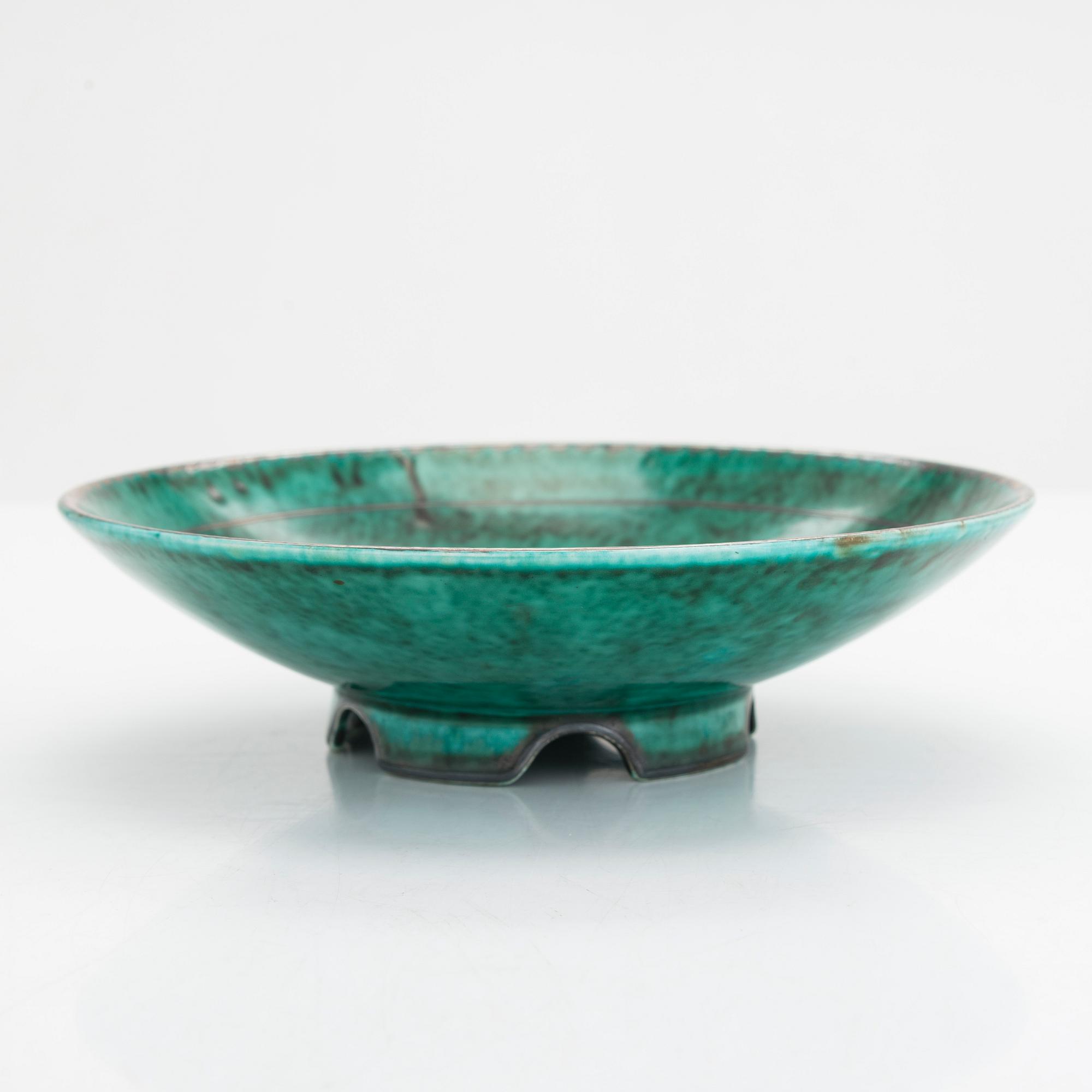 Wilhelm Kåge, an 'Argenta' bowl, Gustavsberg, Sweden.