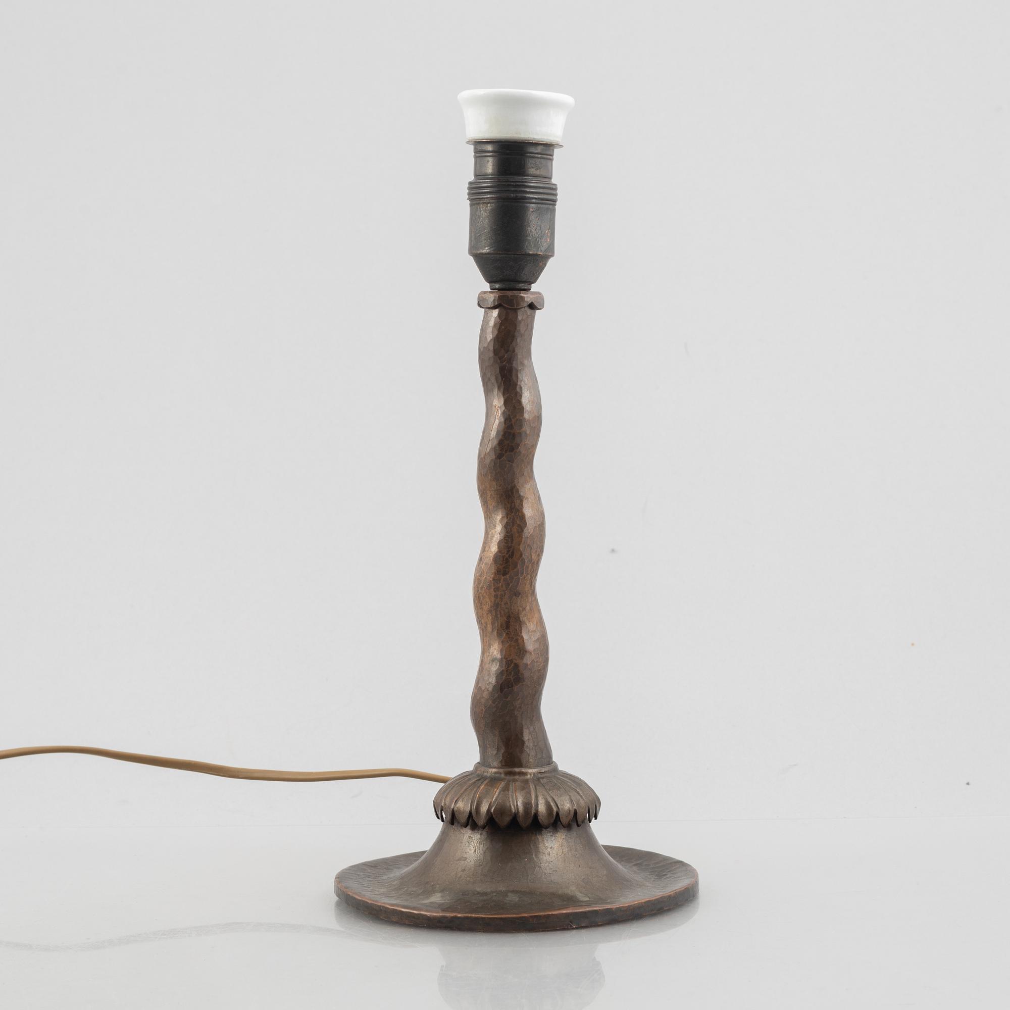 Harald Notini, table lamp, Model 6839, Arvid Böhlmark's Lamp Factory, 1930s.