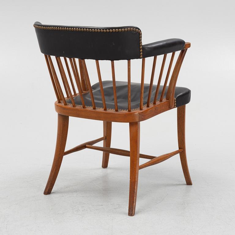 Josef Frank, an armchair, model 789A, "Captain's Chair", Firma Svenskt Tenn, 1960s.