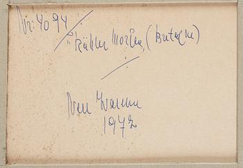 Nell Walden, mixed media on paper, signed and dated -72.