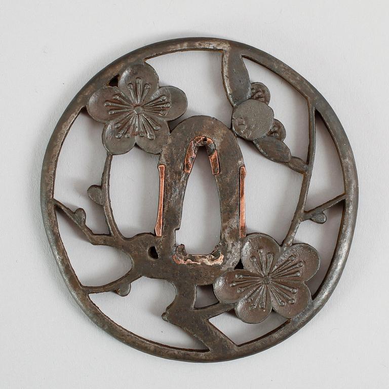 TSUBA, brons, Japan, 1600-/1700-tal.