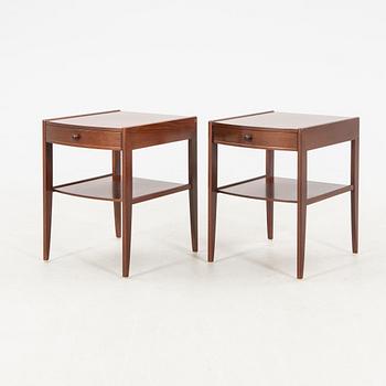 Bedside tables, a pair from the second half of the 20th century.