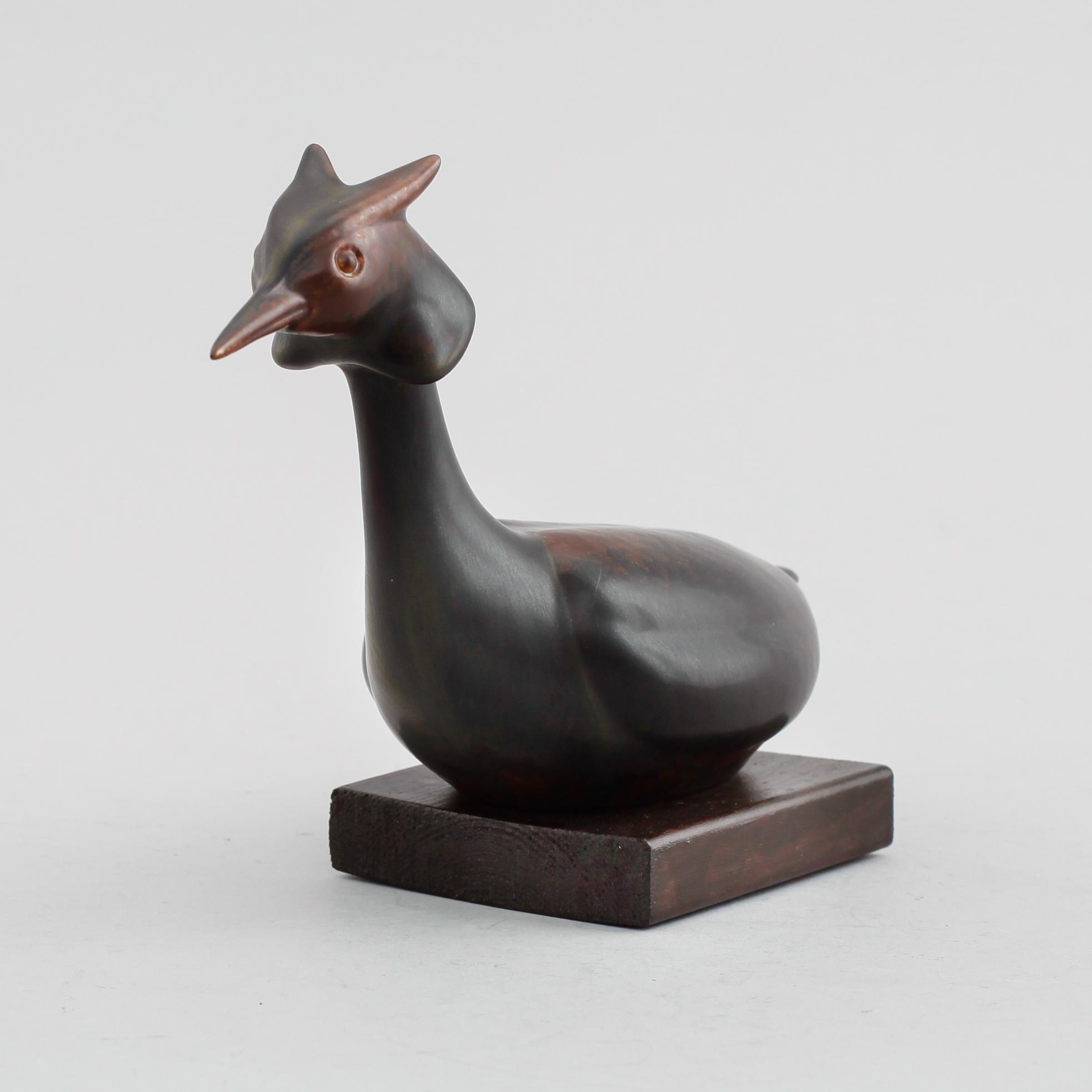 FIGUR, stengods, Gunnar Nylund, Rörstrand.