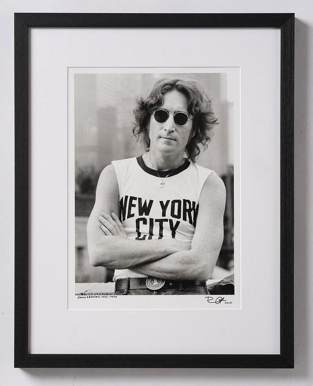 Bob Gruen, "John Lennon, NYC, 1974".