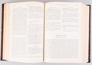 THREE BOOKS, Svenska Adelns Ättartavlor 1897 och "Huvudbaner och anvapen under stormaktstiden", 1999.