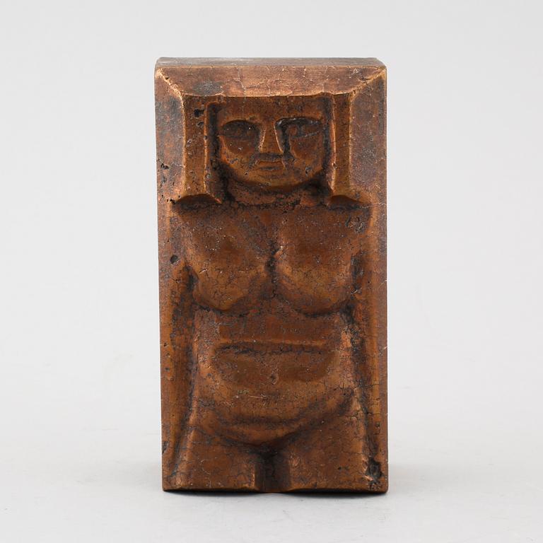 BOKSTÖD, brons, Erik Höglund, signerat, 1900-tal.