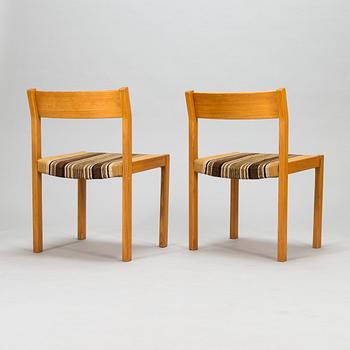 Eero Aarnio, ruokapöytä ja tuoleja, 6 kpl, "Pine", Asko 1960-luku.